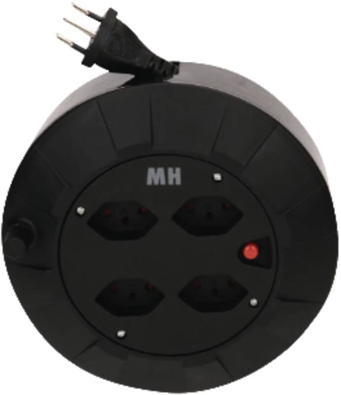 Kabelbox 4x Typ 13 5m schwarz