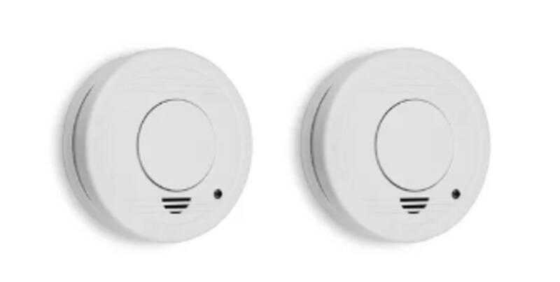 Rauchmelder RM250 mit 1-Jahres-Batterie weiss / 2er-Set