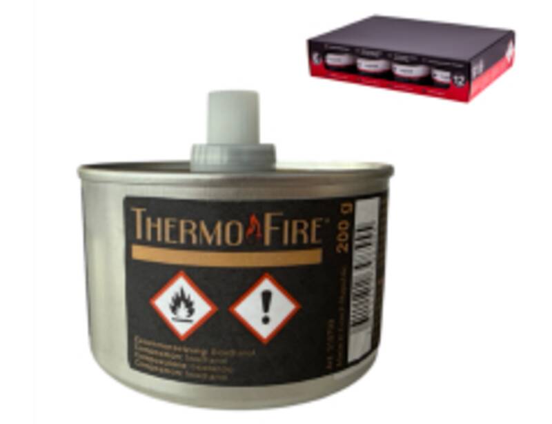 Thermo Fire - Powerbrenndose mit Docht, 12 Stück