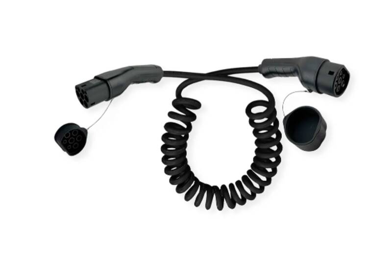 EV-Ladekabel 1ph 32A, 7.4kW, 3.0m, Spiral