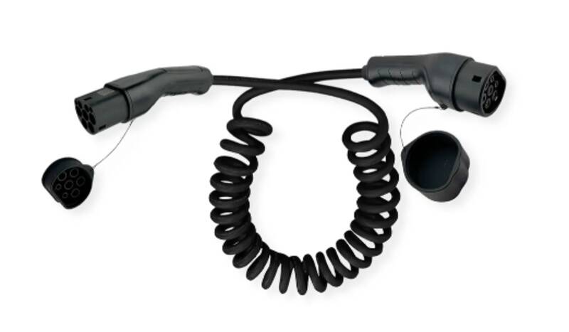 EV-Ladekabel 3ph, 16A, 11kW, 5.0m, Spiral