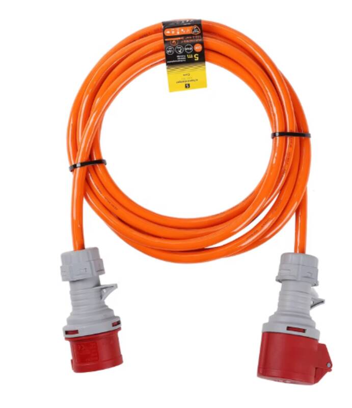 CEE 5P 16A IP44 5m; EPR-PUR H07BQ-F 5G2.5mm2