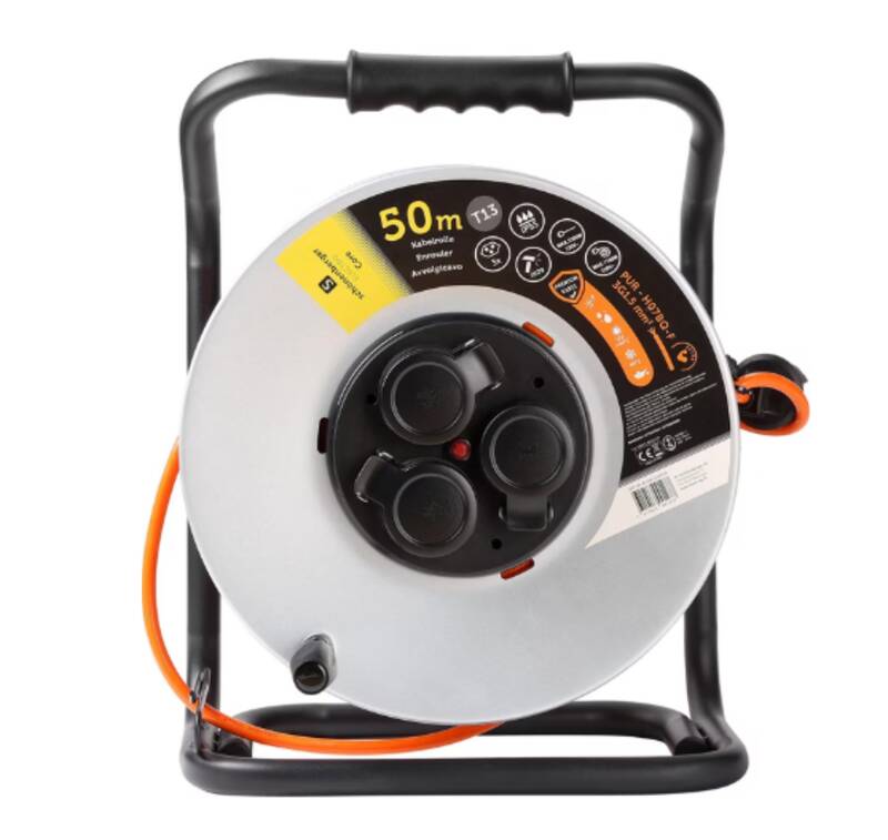 Kabelrolle Metall T13 IP55 50m;