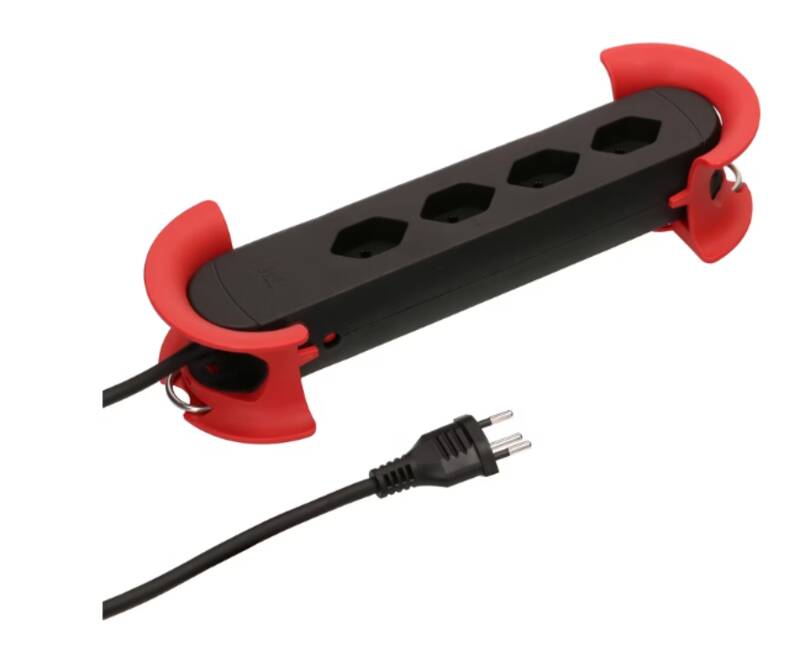 Construct Line IP20 4x Typ 13 rot/schwarz 5m