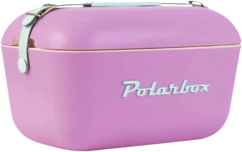 Polarbox Retro Cooler Bubblegum Pink - Cyan 20l