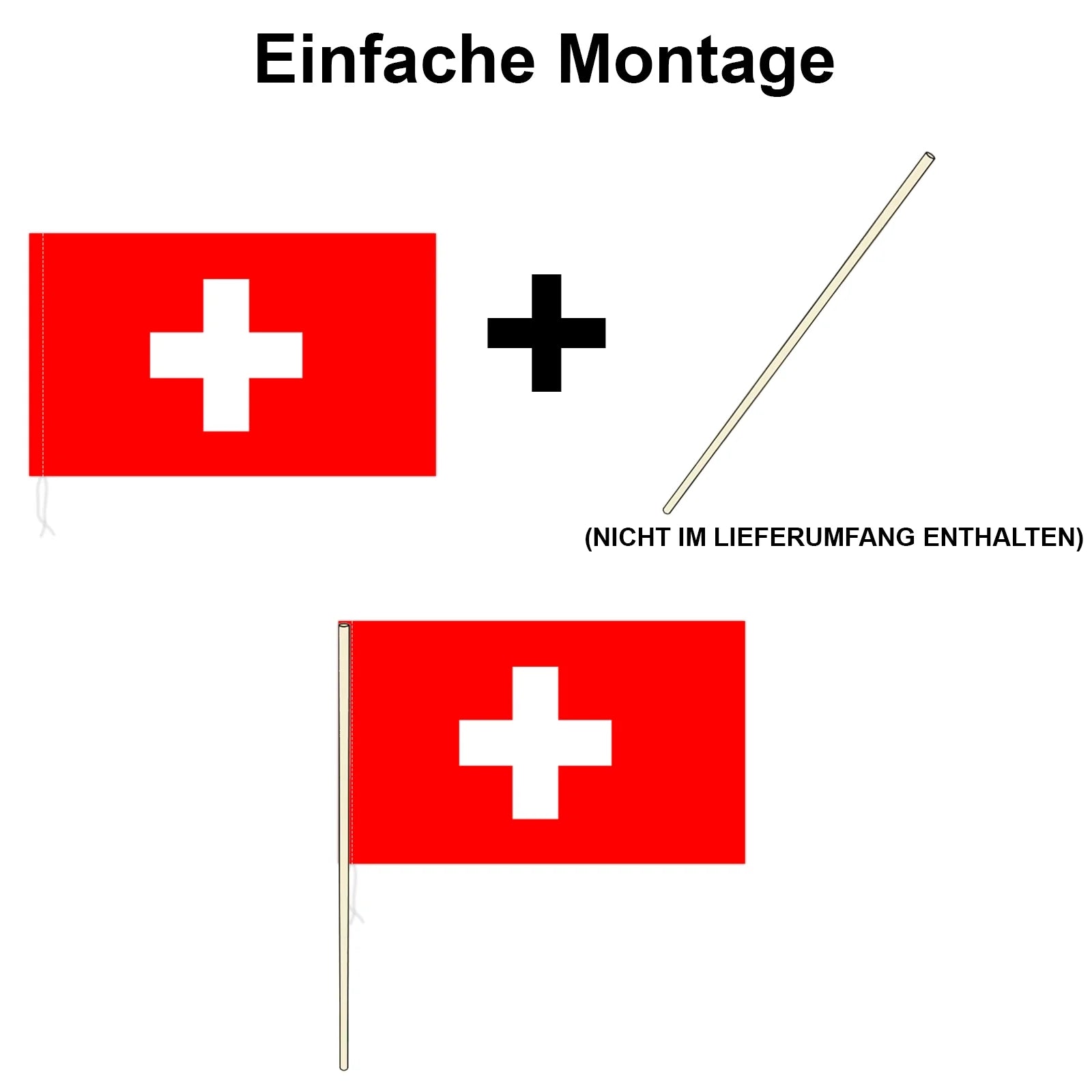 Fahne, Polyester, 90 x 150 cm