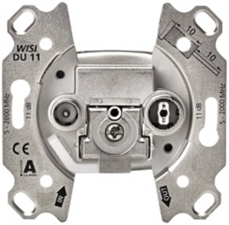 2-Loch Breitbanddose, 11 dB DU11