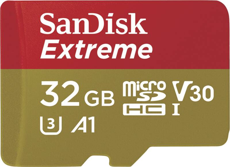 Extreme microSDHC 32GB 100MB/s A1 V30