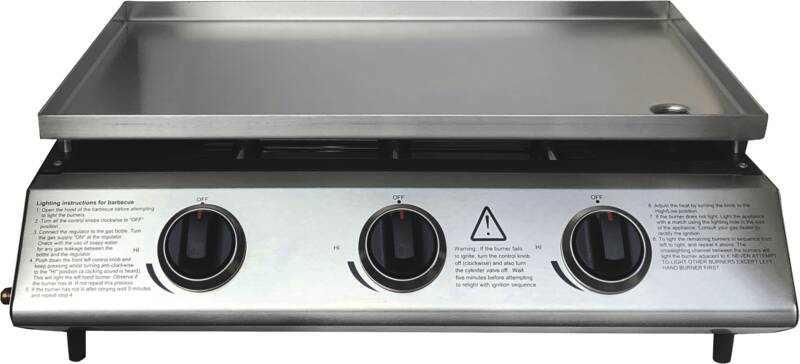 BBQ-3030 SS Gas Grill Plancha