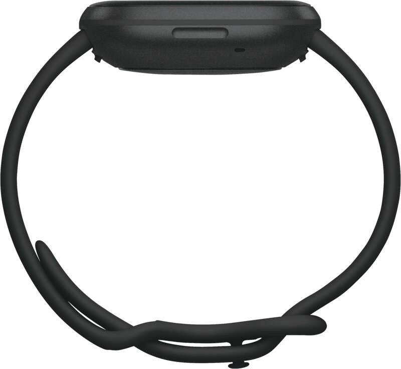 Versa 3, Aluminium, schwarzes Armband
