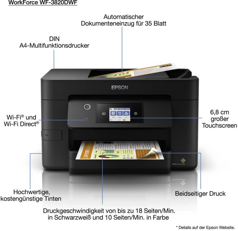 WorkForce Pro WF-3820DWF