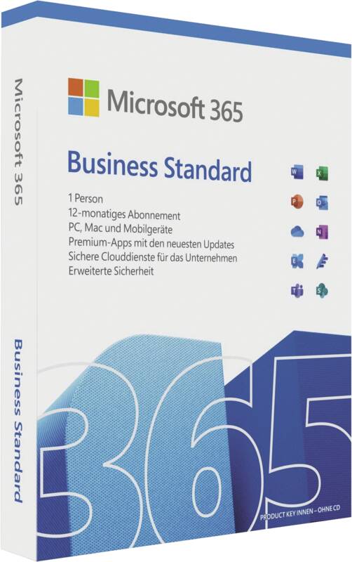 Microsoft Office 365 Business Standard Deutsch Box