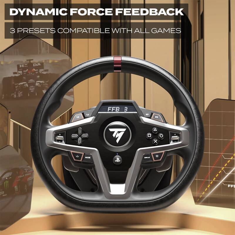 T248 - Lenkrad- und Pedale-Set - kabelgebunden - PC, PS 4, P