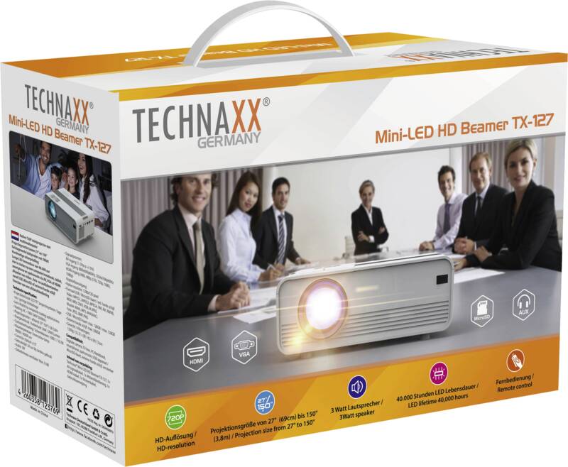 TX-127 Mini-LED HD Beamer