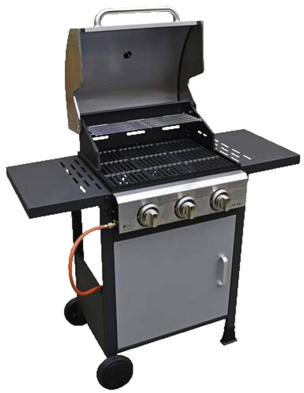 Gasgrill Bedano 3-Brenner mit Abdeckhaube