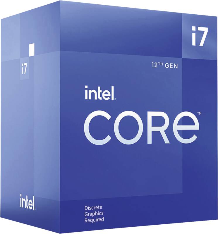 Core i7-12700F 8P/4E/20T bis 4,1 GHz