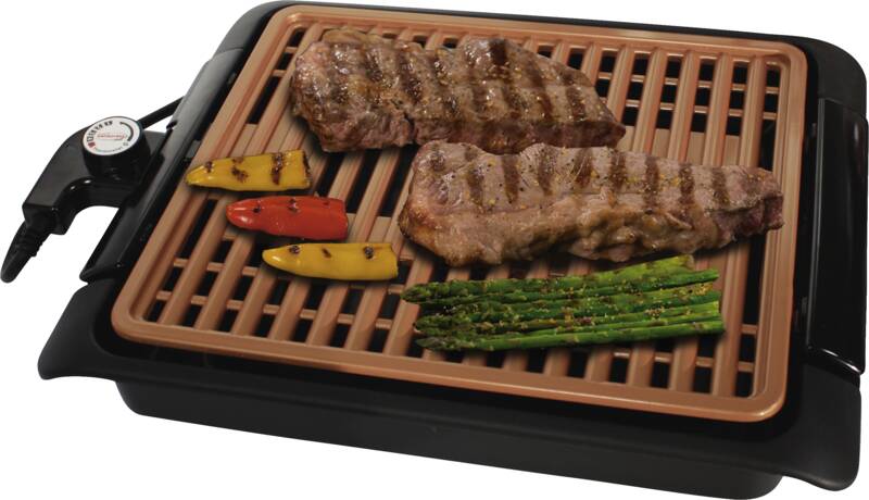 SMOKEFREE Grillplatte Kupfer zu Elektrogrill