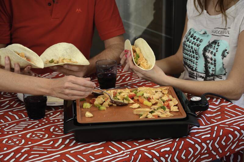 SMOKEFREE Grillplatte Kupfer zu Elektrogrill