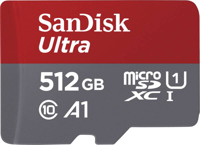 Ultra Android microSDXC 512GB 150MB/s + Adapter