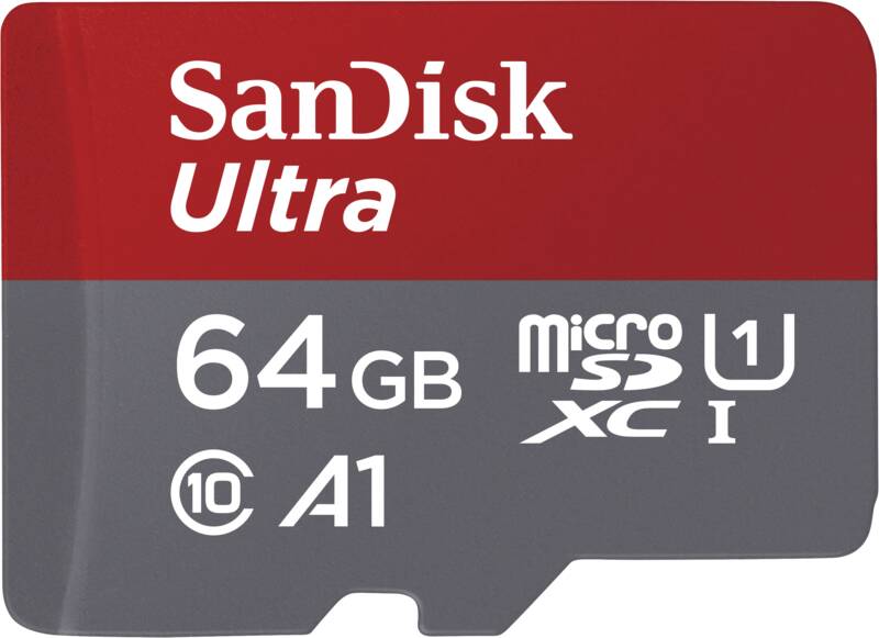 Ultra microSDXC 64GB 140MB/s A1 Class 10 UHS-I + SD Adapter