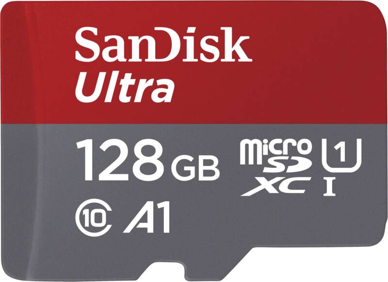 Ultra microSDXC 128GB 140MB/s A1 Class 10 UHS-I + SD Adapter