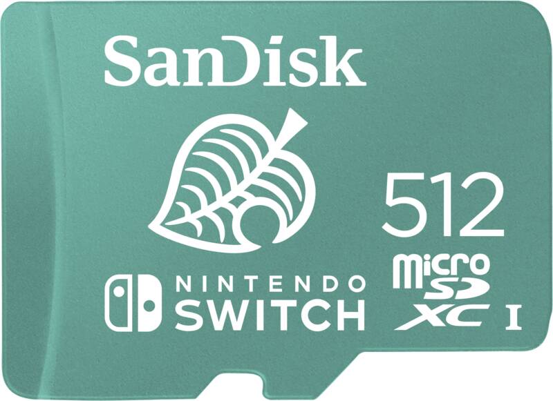microSDXC 512GB UHS-I card for Nintendo Switch