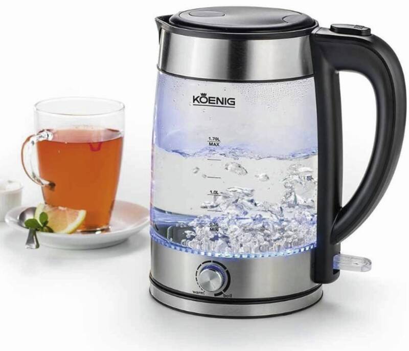 B02115 Glaswasserkocher mit Temperaturwahl