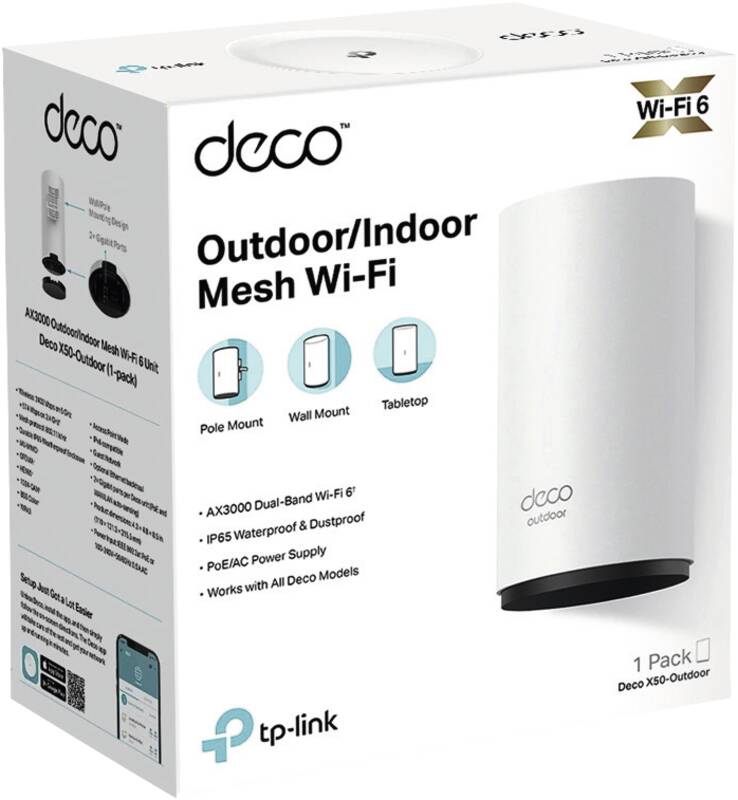 Deco X50-Outdoor - Mesh-WiFi Dual-band