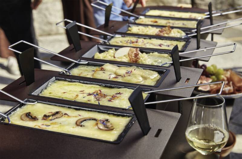 Raclette Bar Cross 59-teilig Holz