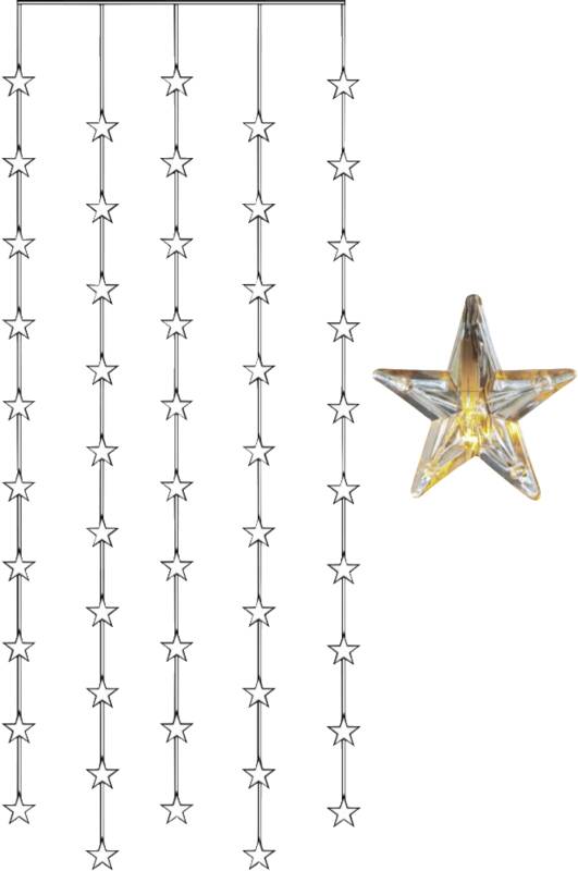 Sternenlichtvorhang 50LED