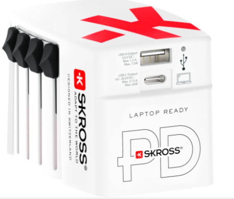 World USB Charger AC65PD