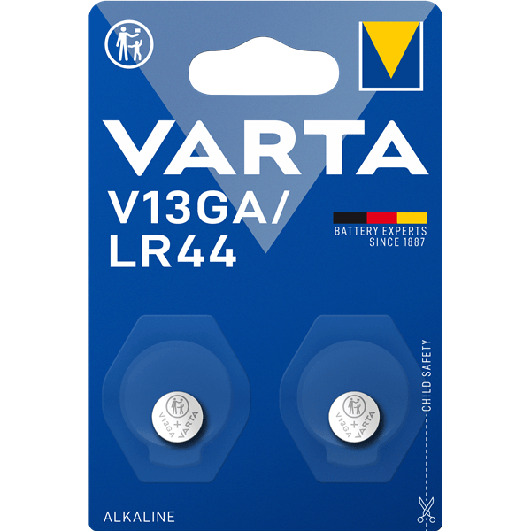 Alkaline-Knopfzelle LR44 1.5V 2er-Blister - handy.ch