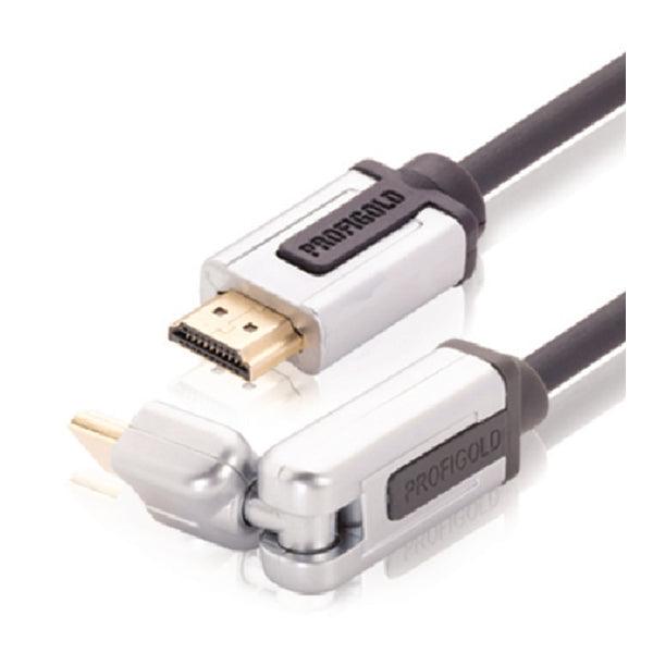 High Speed HDMI Kabel mit Ethernet HDMI Anschluss - HDMI Anschluss drehbar 1.00 m Schwarz - handy.ch