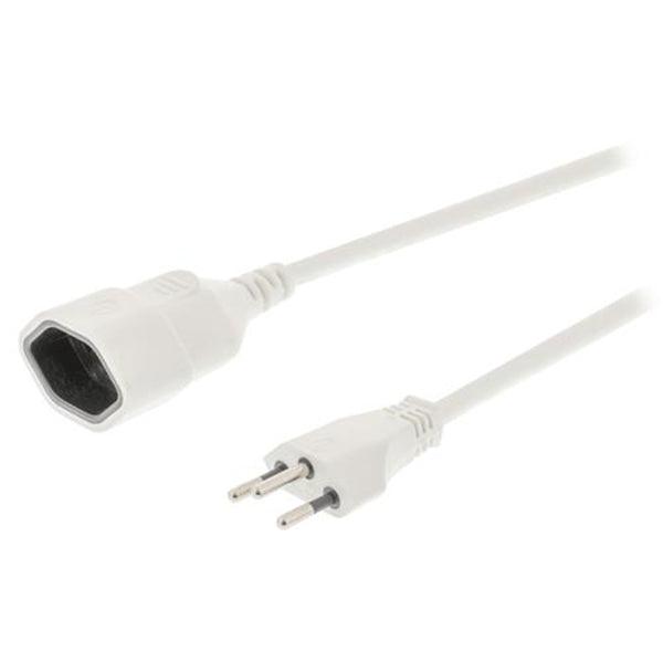 Stromverlängerungskabel 10 m H05VV-F 3G1.5 IP20 Weiss - handy.ch