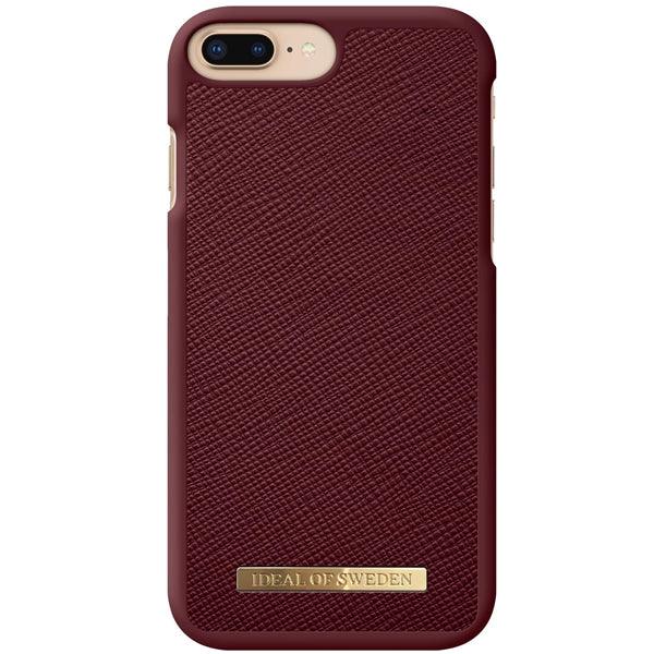 iPhone 8+ 7+ 6S+ 6+ Saffiano rot - handy.ch