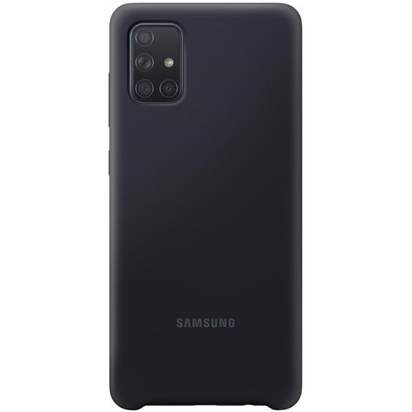 Galaxy A71 Silicone Cover schwarz - handy.ch