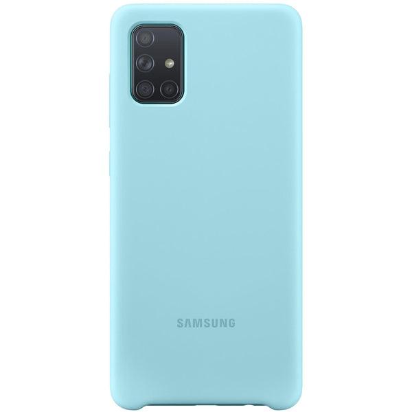 Galaxy A71 Silicone Cover blau - handy.ch