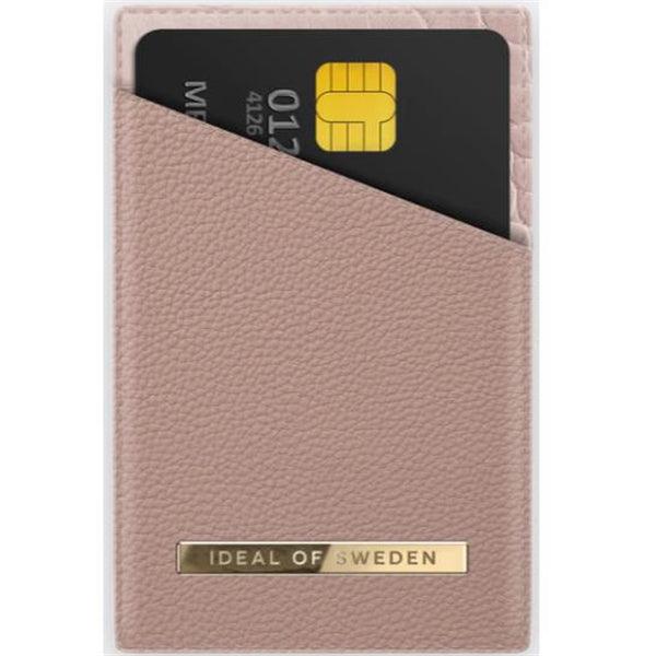 Universal Magnetic Card Holder Rose Smoke Croco - handy.ch