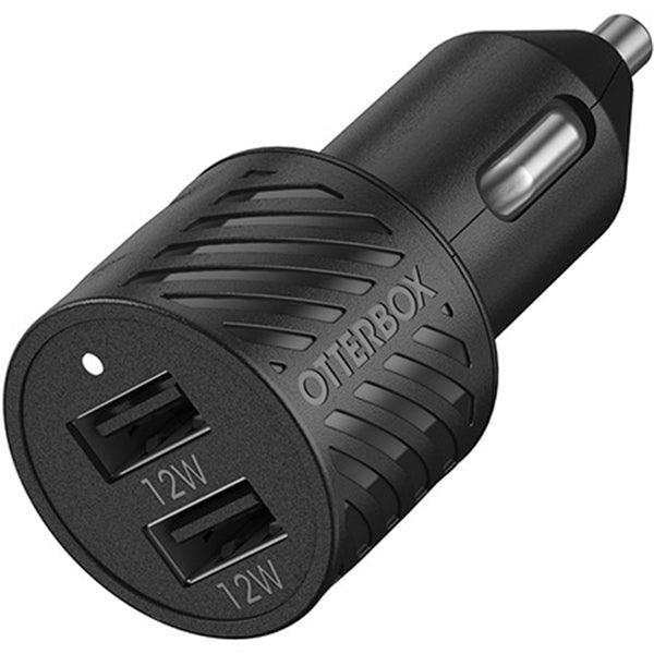 CarCharger 24W 2xUSB-A schwarz - handy.ch