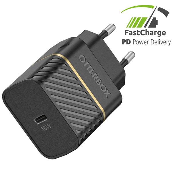 Charger 100-240V 18W PD schwarz 1xUSB-C - handy.ch