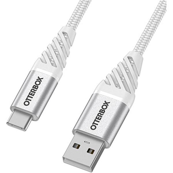 USB-C ST->USB3-A ST Premium 2.0m weiss - handy.ch
