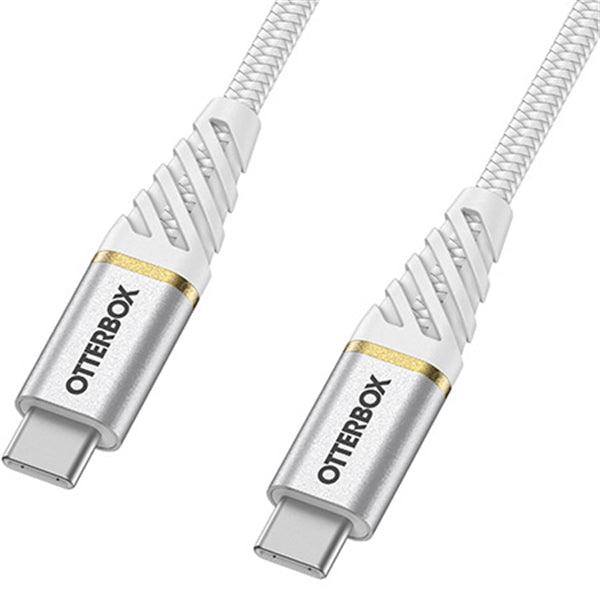 USB-C ST->USB-C ST Premium PD 3.0m weiss - handy.ch