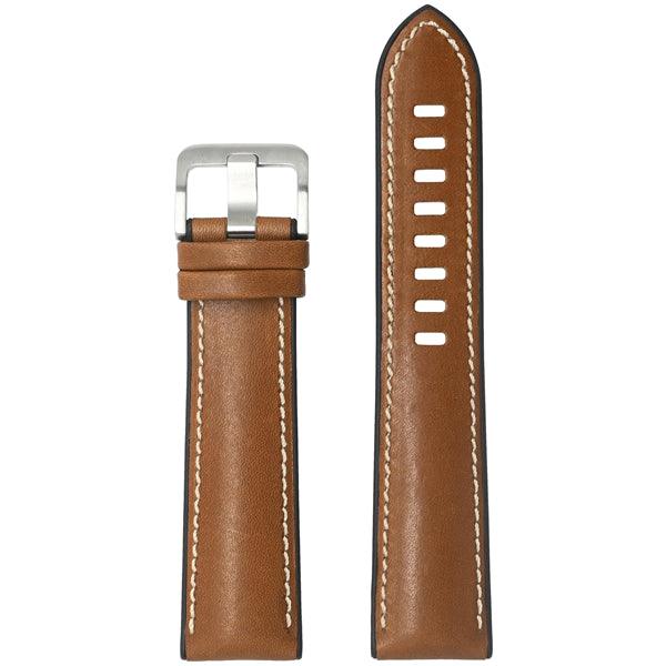 Galaxy Watch Gummiertes Lederband braun - handy.ch