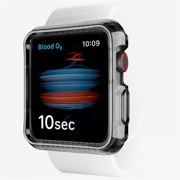 Apple Watch 38/40mm SPECTRUM CLEAR Cover schwarz - handy.ch