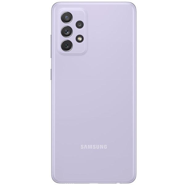 Galaxy A72 Silicone Cover violet - handy.ch