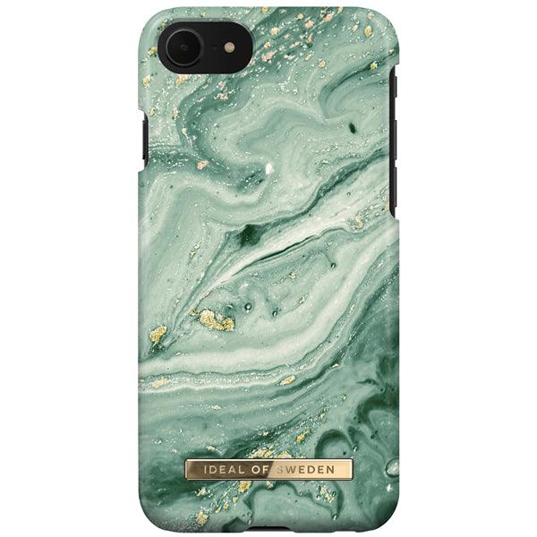 iPhone 8/7/6/6s/SE Mint Swirl Marble - handy.ch