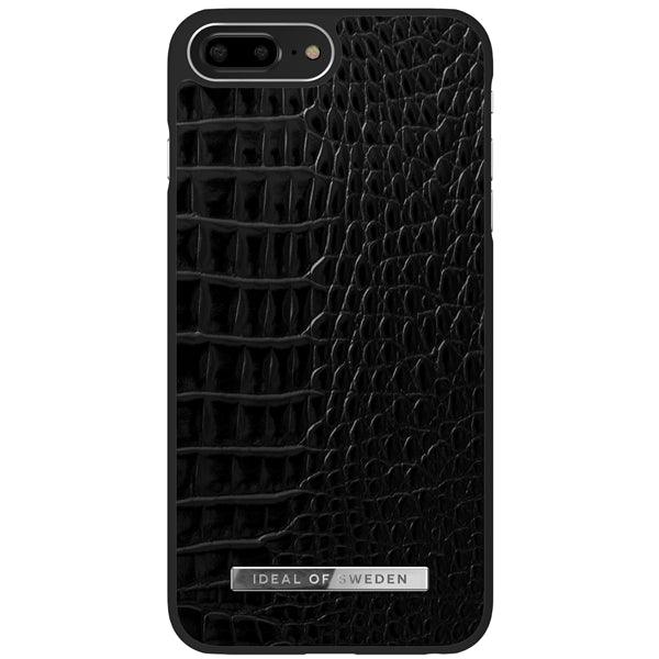iPhone 8/7/6/6s Plus Neo Noir Croco Silver - handy.ch