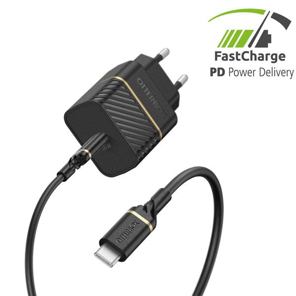 Charger 100-240V 20W PD schwarz USB-C -> USB-C - handy.ch