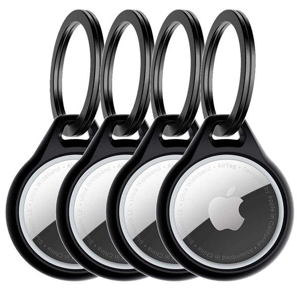 AirTags Cover Solid 4 Pack schwarz - handy.ch