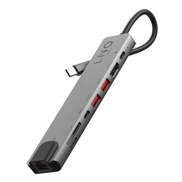 LINQ 8in1 PRO USB-C MULTIPORT HUB - handy.ch